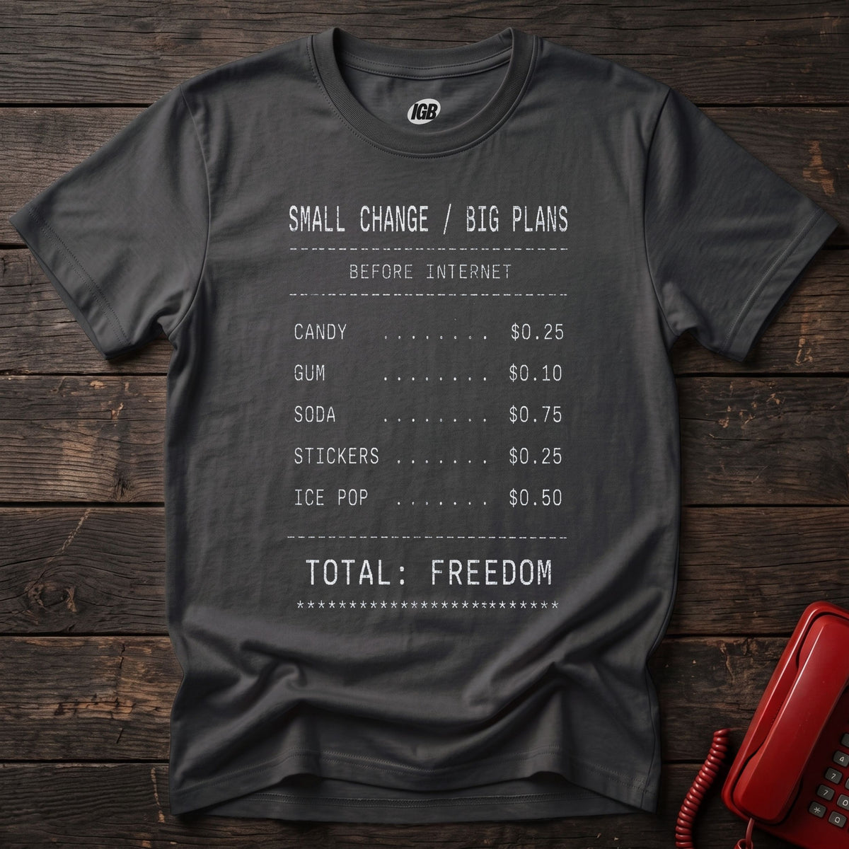 Small Change Big Plans Tee