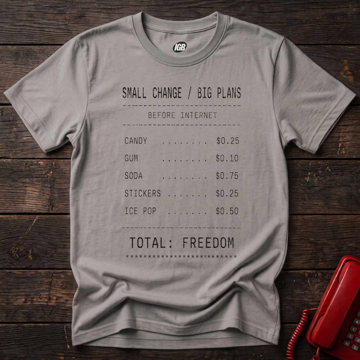Small Change Big Plans Tee