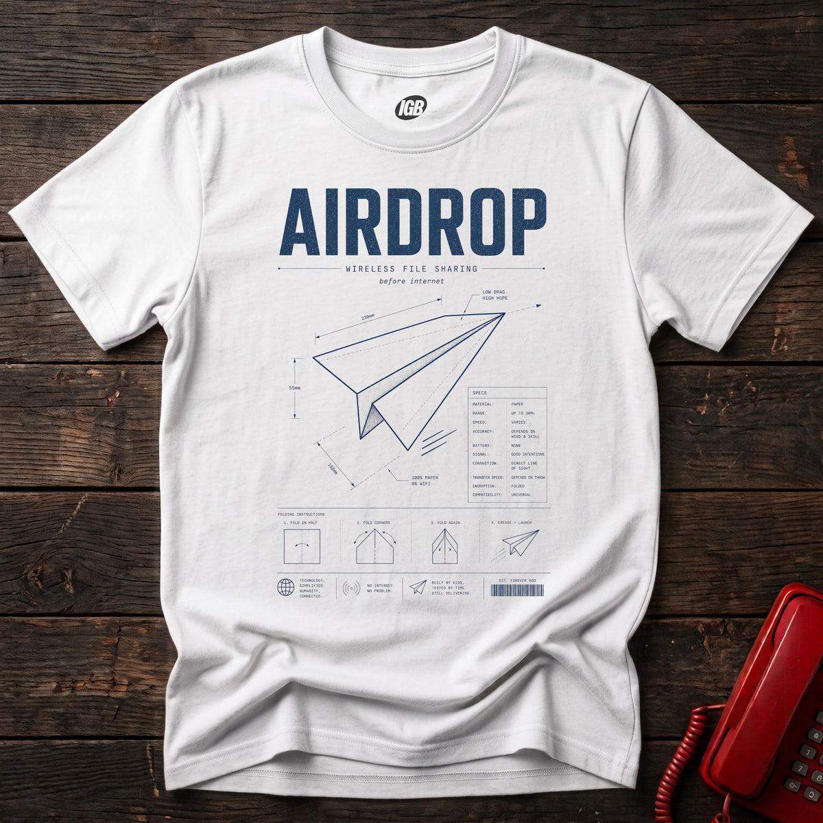 Airdrop Blueprint Tee