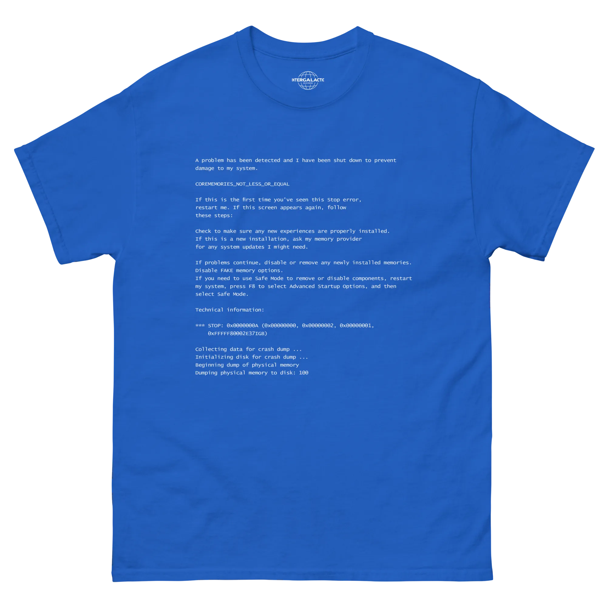 COREMEMORIES_NOT_LESS_OR_EQUAL Tee