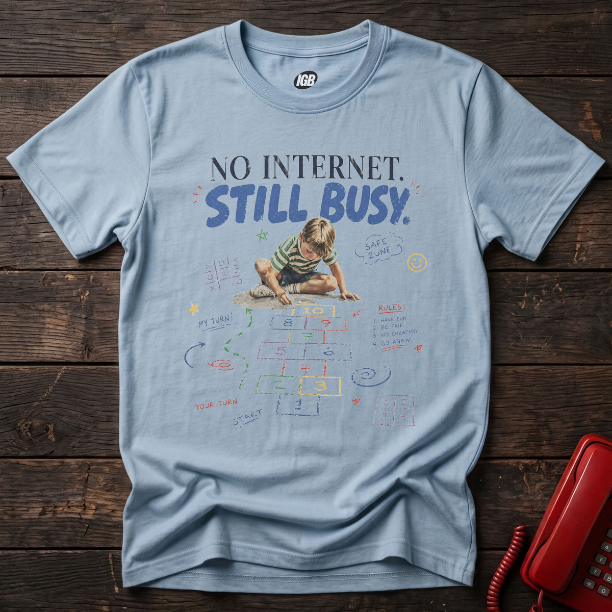 No Internet Still Busy Tee