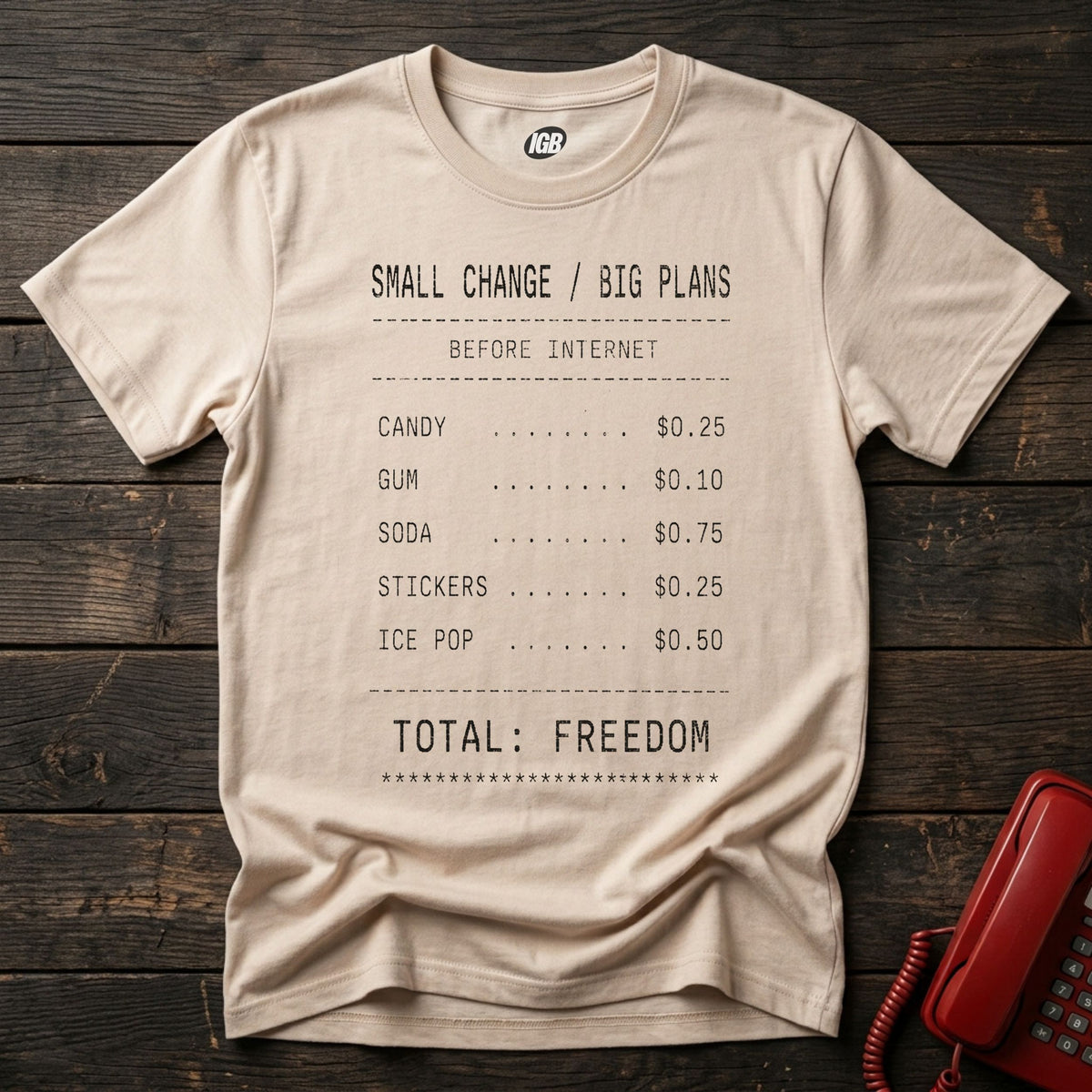 Small Change Big Plans Tee
