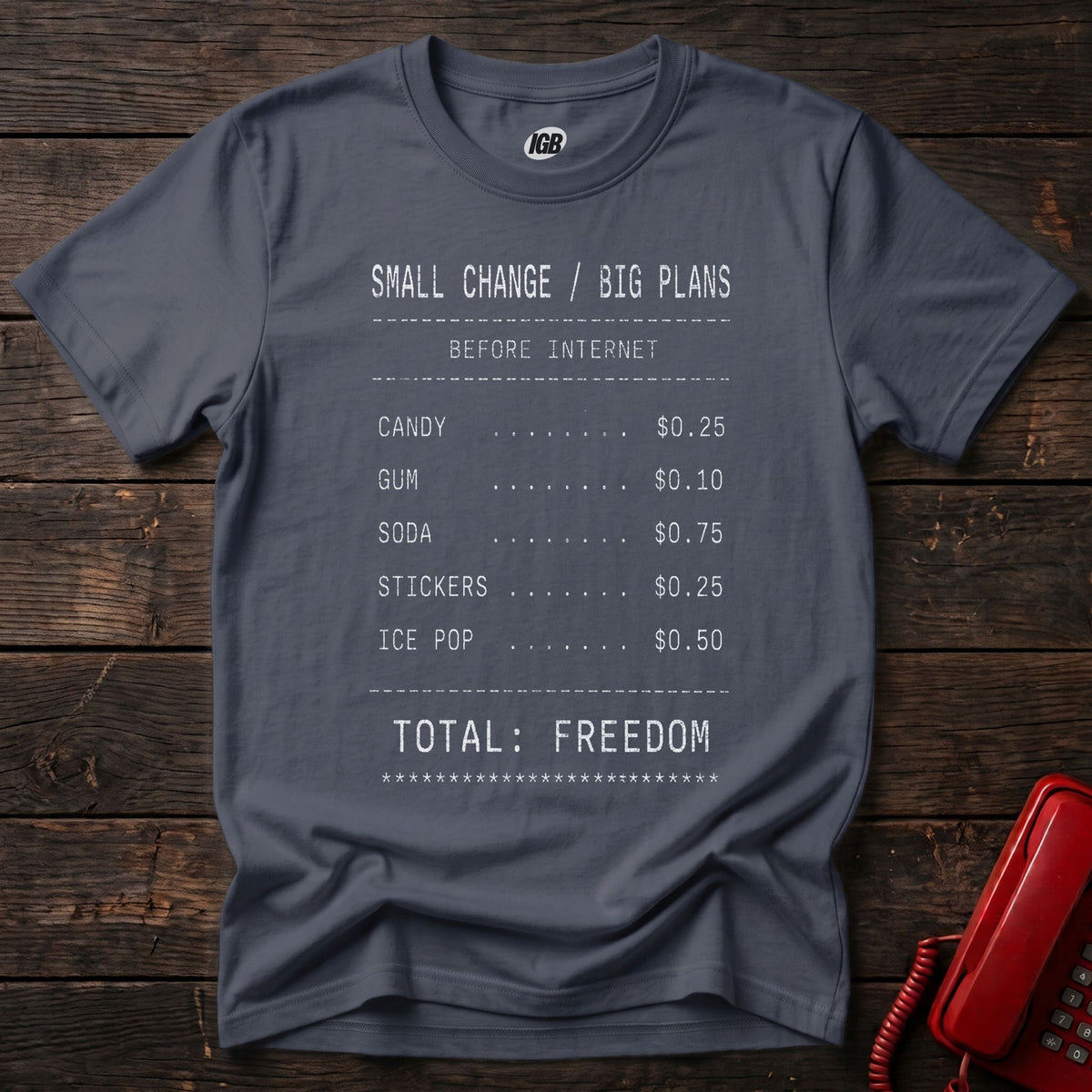 Small Change Big Plans Tee