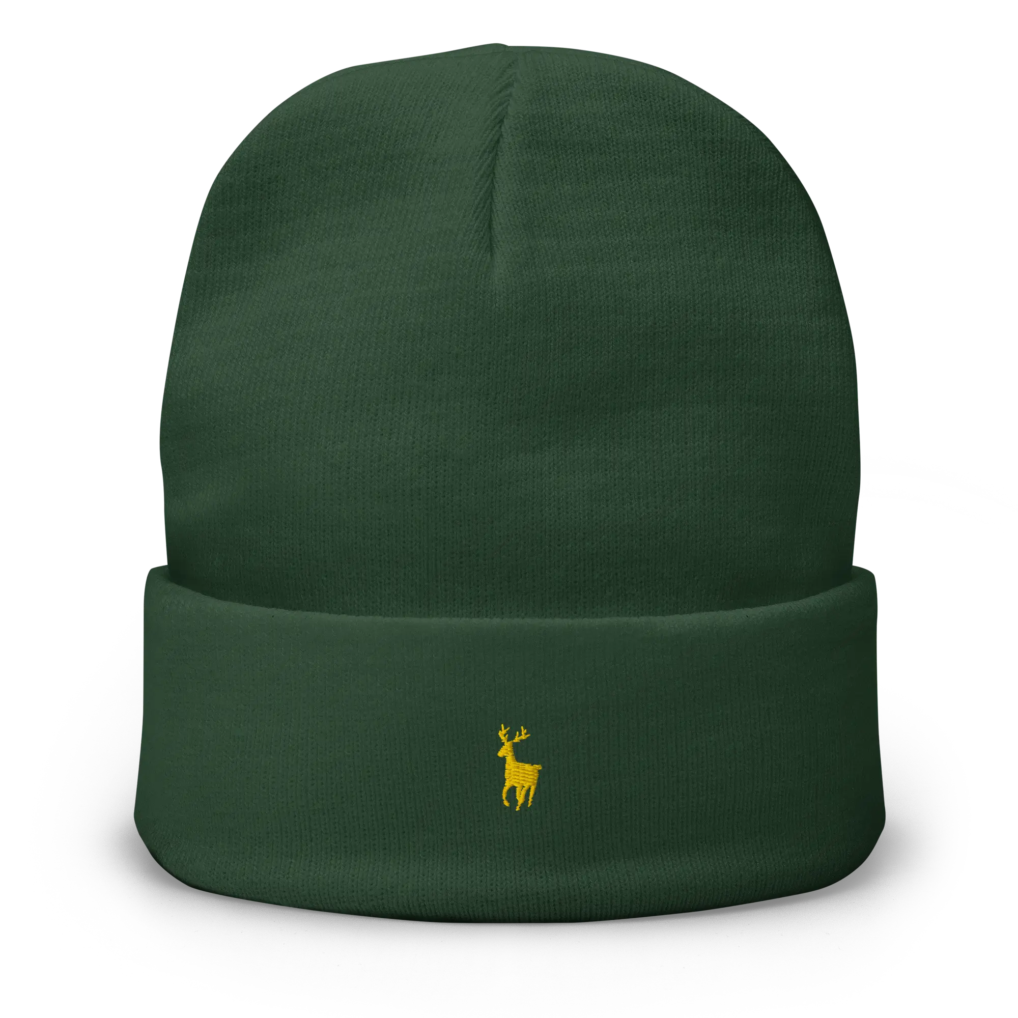 Embroidered Reindeer Beanie