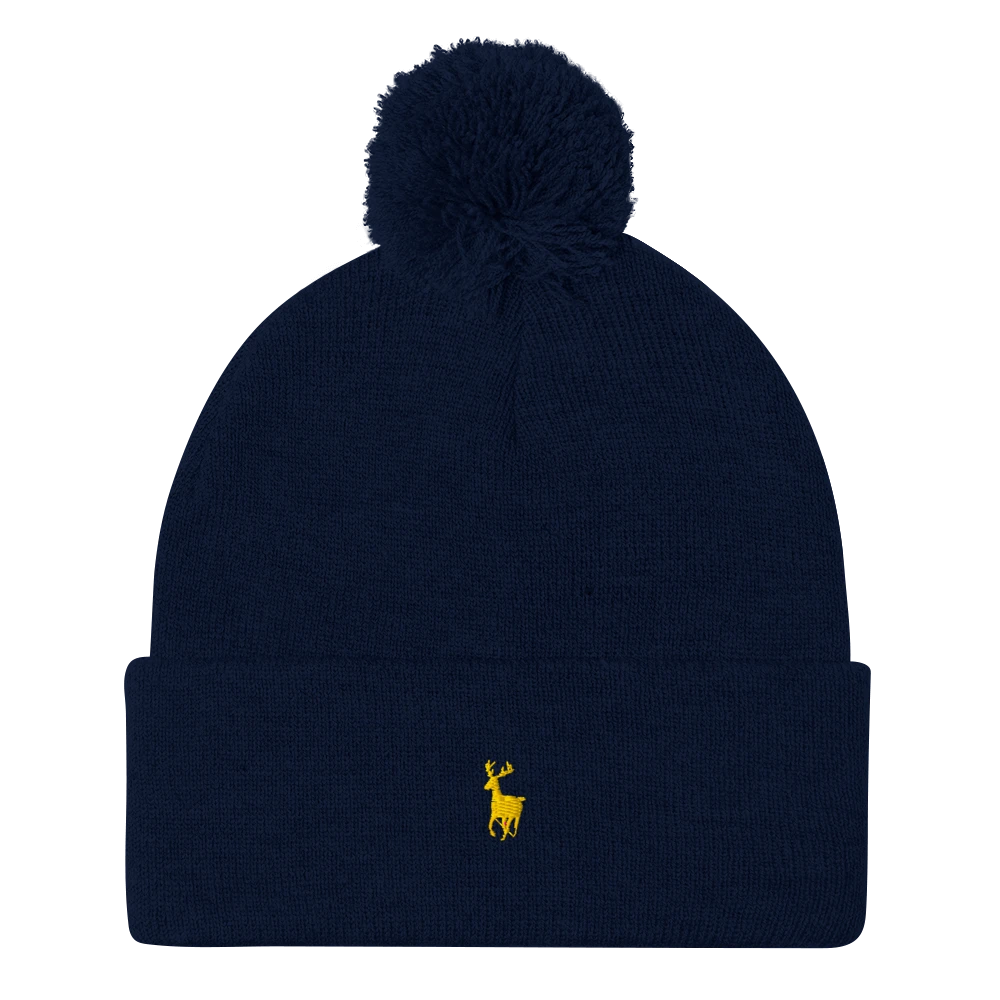 Reindeer Pom-Pom Beanie