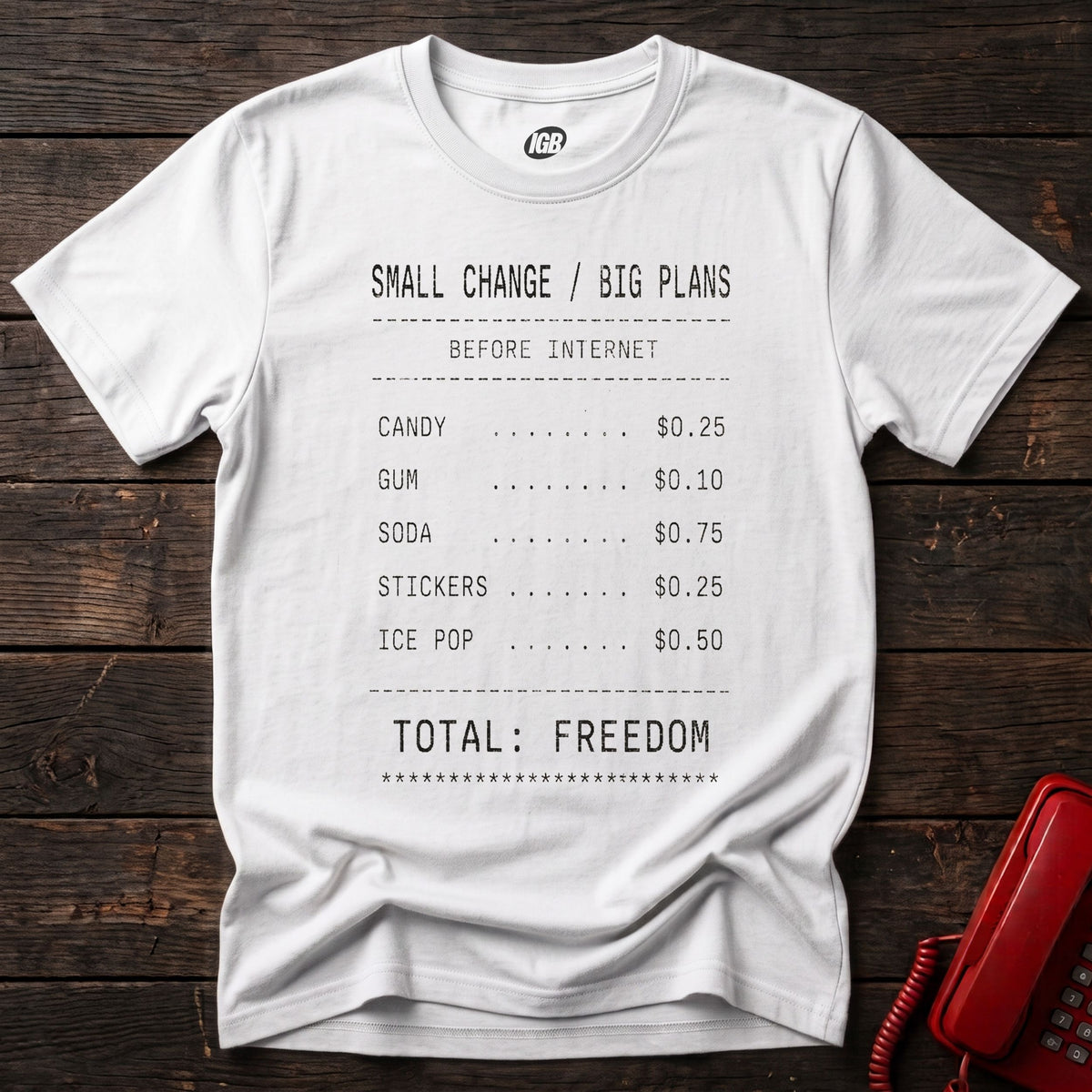 Small Change Big Plans Tee